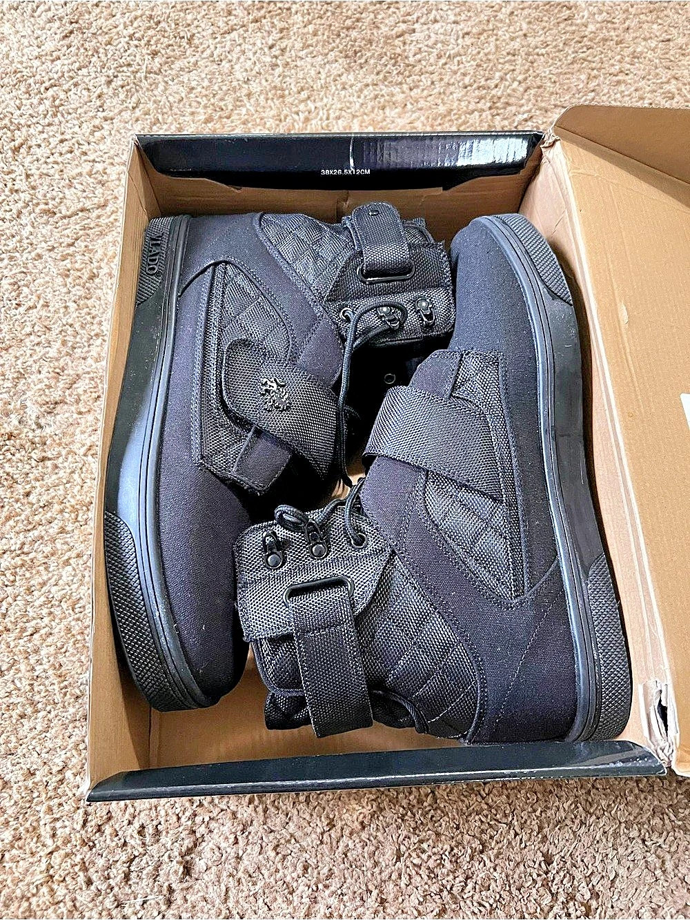 Vlados Atlas II High-Top Sneakers in Black US 13 NIB